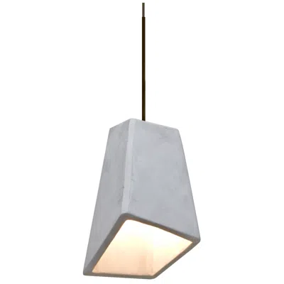 Besa Skip Pendant 4 Wide Bronze Finish - Made To Order