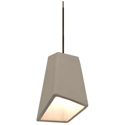 Besa Skip Pendant 4 Wide Bronze Finish - Made To Order
