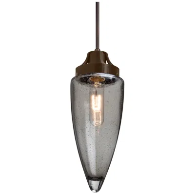 Besa Sulu Pendant 4.75 Wide Satin Nickel Finish In Gray