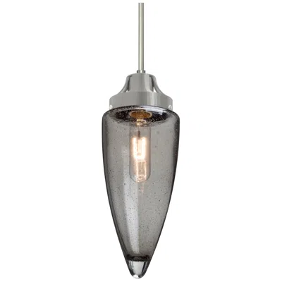 Besa Sulu Pendant 4.75 Wide Satin Nickel Finish - Made To Order In Gray