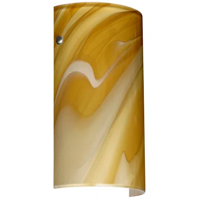 Besa Tamburo 11 3/4" High Honey Sconce - Made To Order