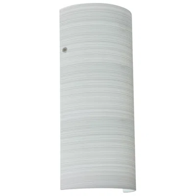 Besa Torre 14 Wall Sconce - Chalk Decor, Polished Nickel - Made To Order In White