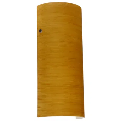Besa Torre 14 Wall Sconce - Oak Decor, Bronze, Led - Made To Order In Yellow