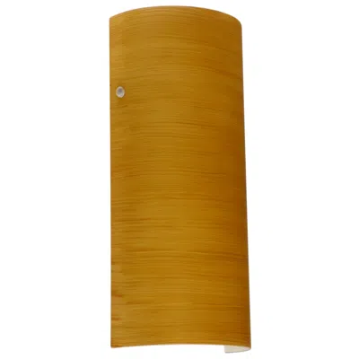 Besa Torre 14 Wall Sconce - Oak Decor, Polished Nickel, Led - Made To Order In Yellow