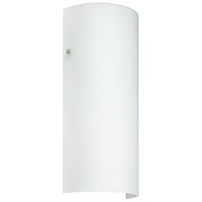 Besa Torre 14 Wall Sconce - White Decor, Polished Nickel - Made To Order