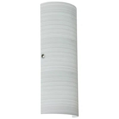 Besa Torre 18 Wall Sconce - Chalk Decor, Polished Nickel - Made To Order In White