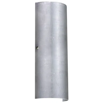 Besa Torre 18 Wall Sconce - Silver Foil, Satin Nickel, Led Made To Order In Gray