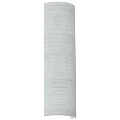 Besa Torre 22 Wall Sconce - Chalk Decor, Polished Nickel, Led Made To Order In Gray
