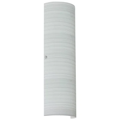 Besa Torre 22 Wall Sconce - Chalk Decor, Satin Nickel - Made To Order In Blue