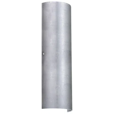 Besa Torre 22 Wall Sconce - Silver Foil Decor, Satin Nickel - Made To Order In Gray