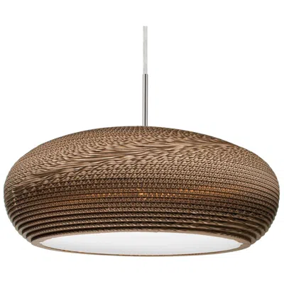 Besa Venus 17 3/4"w Modern Cardboard Dome Led Pendant Light Made To Order