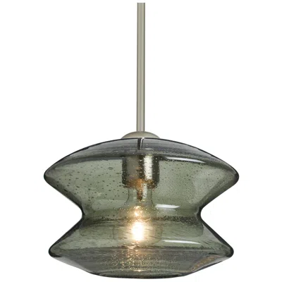 Besa Zen Pendant 9 Wide Satin Nickel Finish