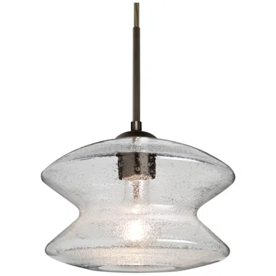 Besa Zen Pendant Clear Bubble In Gray