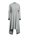 Besfxxk Woman Sweatshirt Light Grey Size M Nylon, Cotton In Grey