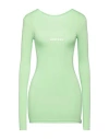 Besfxxk Woman T-shirt Lime Green Size Xs Polyester, Elastane