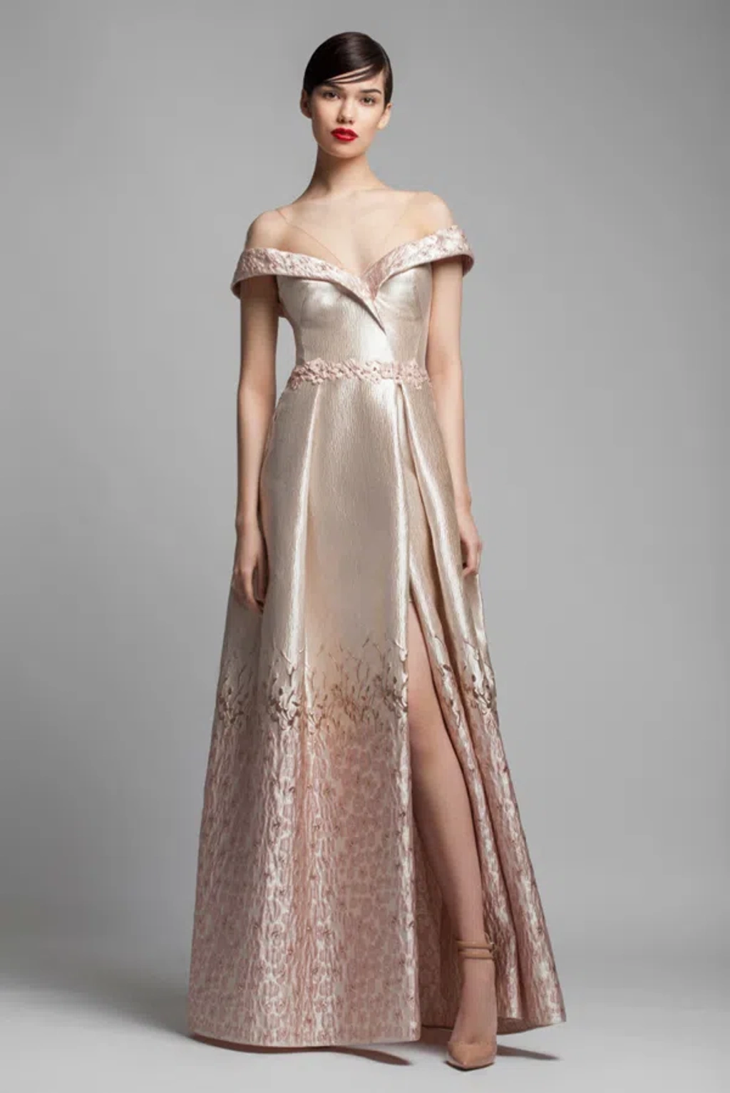 Evening Gown Beside Couture By Gemy Beside Couture By Gemy V-Neck