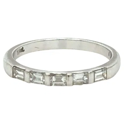 Pre-owned Bespoke Diamond Half Eternity Ring 0.50ct In Multi