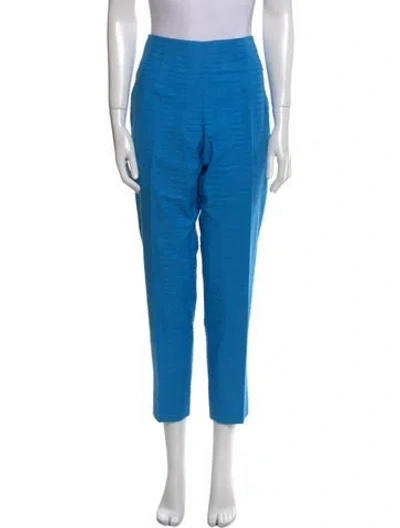 Pre-owned Bessi Straight Leg Pants In Blue