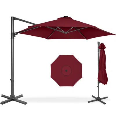 Best Choice Products 10ft 360° Rotating Cantilever Offset Hanging Patio Umbrella