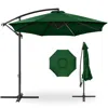 Best Choice Products 10ft Offset Hanging Outdoor Market Patio Umbrella W/ Easy Tilt Adjustment