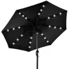 Best Choice Products 10ft Solar Led Lighted Patio Umbrella W/ Tilt Adjustment, Uv-resistant Fabric