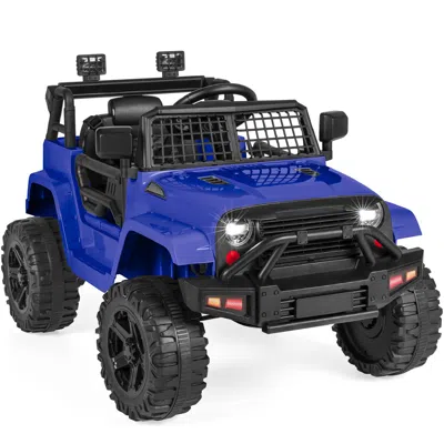 Best Choice Products 12v Kids Ride On Truck Car W/ Parent Remote Control, Spring Suspension, Led Lights