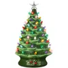 Best Choice Products 24in X-large Pre-lit Ceramic Christmas Tree Decor W/ 74 Bulbs, Led Light