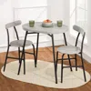 Best Choice Products 3-piece Modern Oval Dining Table Set, Small Kitchen Dinette W/ 2 Chairs