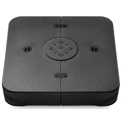 Best Choice Products 330lb Capacity Fillable Heavy-duty Outdoor Cantilever Umbrella Base W/ Easy-fill Spouts - Black