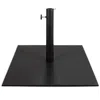 Best Choice Products 38.5lb Steel Umbrella Base, Square Patio Stand W/ Tightening Knob And Anchor Holes - Black