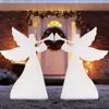 Best Choice Products 3ft Set Of 2 Christmas Angel Yard Decorations W/ Weather-resistant Pvc, 4 Stakes