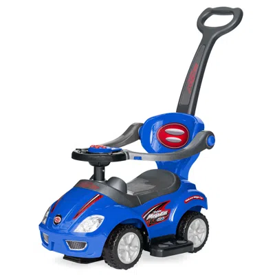 Best Choice Products 3-in-1 Kids Push And Pedal Toddler Ride On Wagon Play Toy Stroller W/ Sounds, Handle, Horn