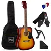Best Choice Products 41in Full Size All-wood Acoustic Guitar Starter Kit W/ Gig Bag, Pick, Strap, Rag