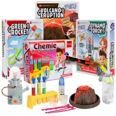 Best Choice Products 4-in-1 Science Project Kit, Stem & Steam Diy Lab Experiments For Kids In Multi