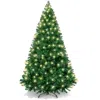 Best Choice Products 6ft Pre-lit Premium Hinged Artificial Christmas Pine Tree W/ 1,000 Tips, 250 Lights, Metal Base