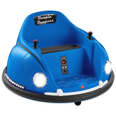 Best Choice Products 6v Kids Ride On Bumper Car Toy W/ Remote Control, Harness, Lights, 360 Degree Spin