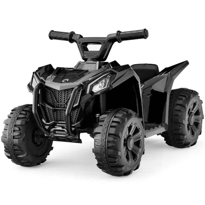 Best Choice Products 6v Kids Ride-on 4-wheeler Quad Atv Car W/ 1.8mph Max Speed, Treaded Tires In Black