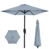 Best Choice Products 7.5ft Heavy-duty Outdoor Market Patio Umbrella W/ Push Button Tilt, Easy Crank