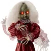 Best Choice Products Animatronic Roaming Doll Halloween Decoration, Haunted Holly Sound Activated Prop W/ Light-up Eyes