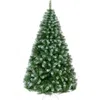 Best Choice Products Artificial Christmas Tree, 6ft Premium Unlit Pine Design, Dense Branches W/easy Assembly - Frosted P In Green