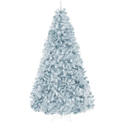 Best Choice Products Artificial Christmas Tree, 6ft Premium Unlit Pine Design, Dense Branches W/easy Assembly - Ice Blue