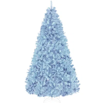 Best Choice Products Artificial Christmas Tree, Premium Unlit Pine Design, Dense Branches W/easy Assembly - Baby Blue