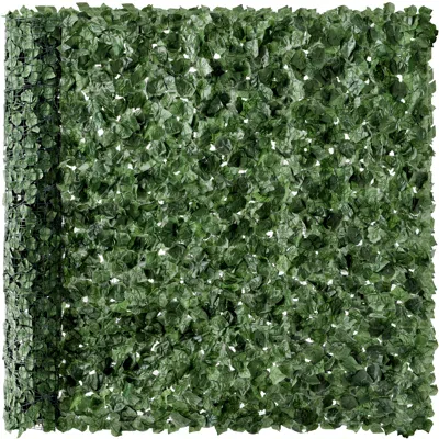 Best Choice Products Artificial Faux Ivy Hedge Privacy Fence Screen For Outdoor Decor, Garden, Yard In Green