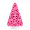 Best Choice Products Artificial Pink Christmas Full Tree Festive Holiday Decoration W/ Stand