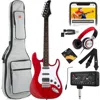 Best Choice Products Beginner Electric Guitar Kit W/ Headphone Amp, Padded Gig-bag, Headphones