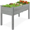 Best Choice Products Best Choice Product 48x24x30in Raised Garden Bed, Elevated Wooden Planter For Yard W/ Foot Caps, Bed
