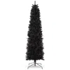 Best Choice Products Black Artificial Holiday Christmas Pencil Tree W/ Metal Base