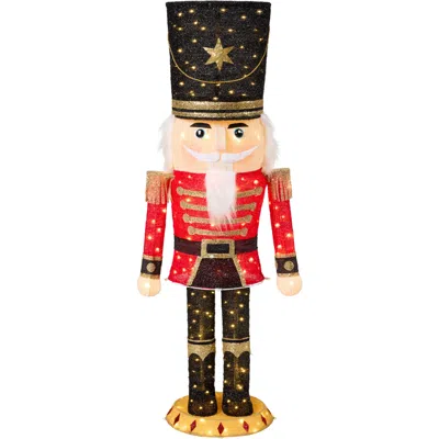 Best Choice Products Christmas Nutcracker 5ft Pop Up Lighted Large Holiday Decoration W/150 Pre-lit Twinkling Led Lights  In Multi