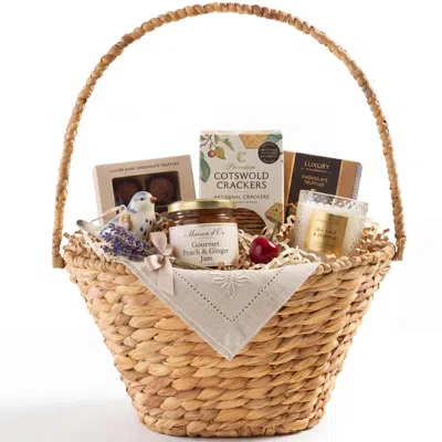 Best Choice Products Easter Basket, Small Woven Easter Basket For Kids W/ Collapsible Handle, Tapered Shape In Brown