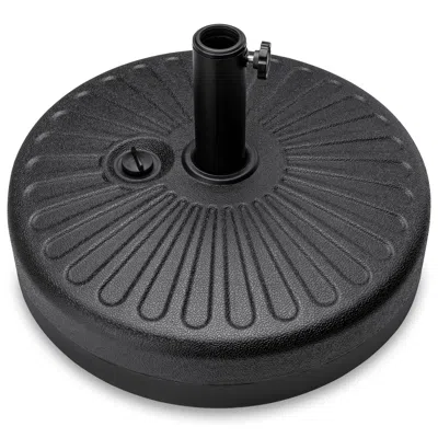 Best Choice Products Fillable Plastic Patio Umbrella Base Stand, Pole Holder W/ Adjustment Knob